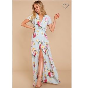 NWT 🌺💙 Floral Dream Wrap Dress 💙🌺